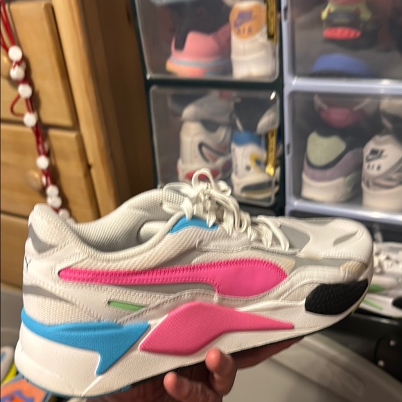 Puma Other - Puma White and Blue Running Sneakers
